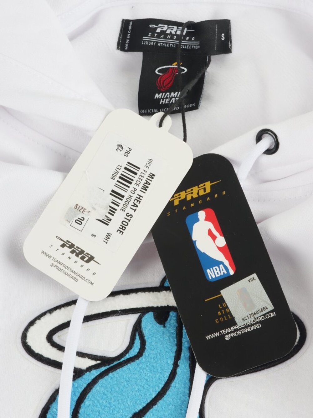 Pro Standard MIAMI HEAT Original Vice Pullover Hoodie Size Small - Picture 12 of 13